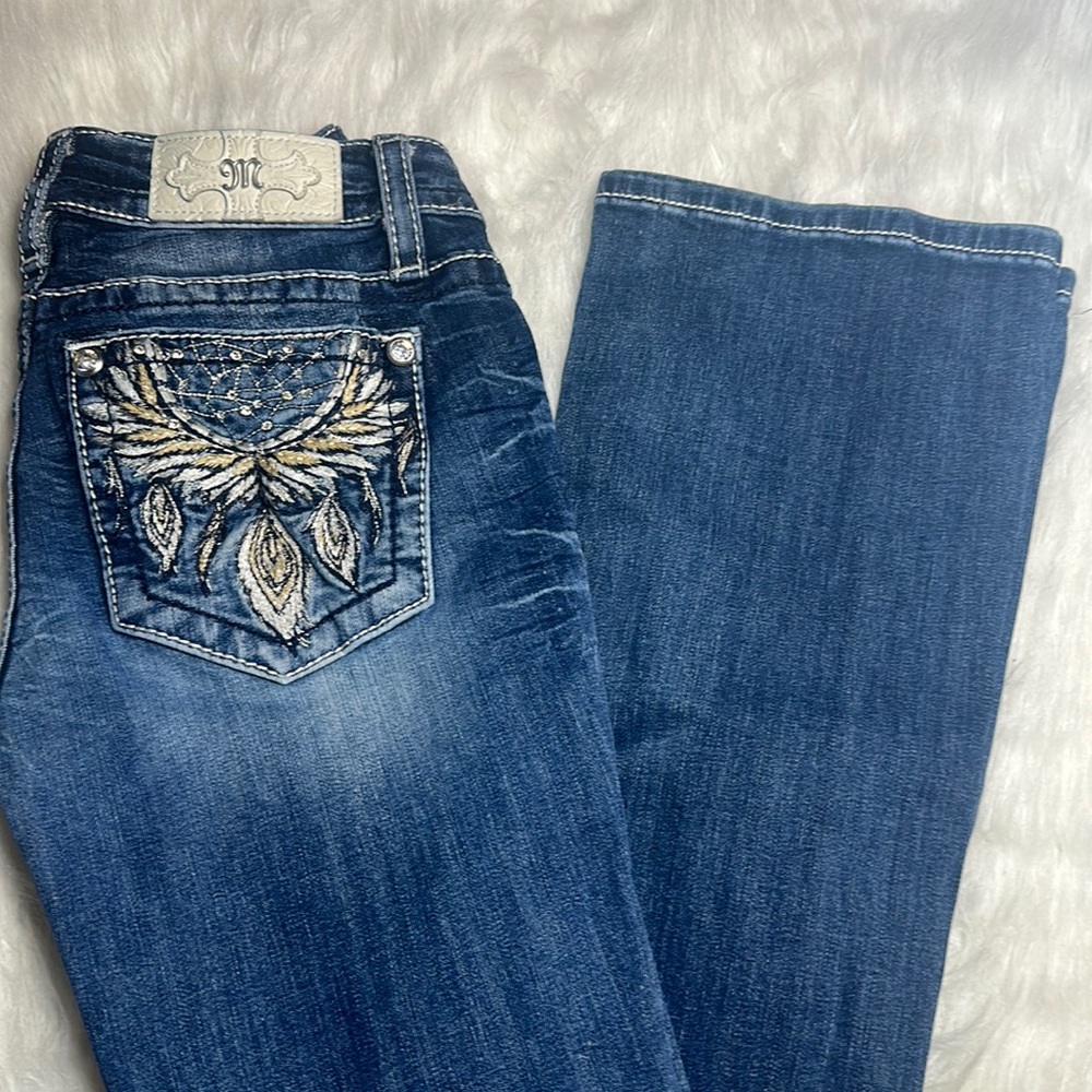 Miss Me
Dream Catcher Wings Mid Rise Boot Cut